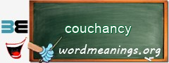 WordMeaning blackboard for couchancy